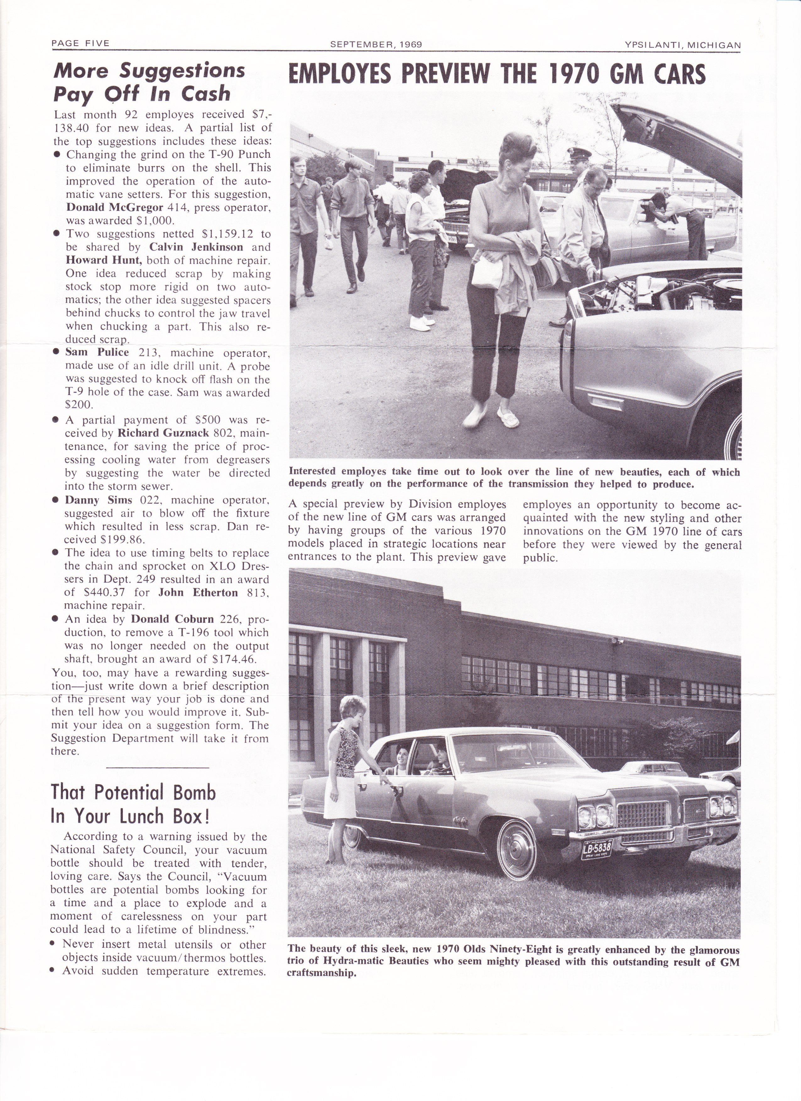 Hydra-Matic News 1969, Page 5